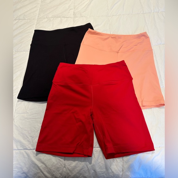 90 Degree By Reflex Shorts Set Of 3 Womens Bike Shorts Poshmark